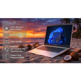  HP Elitebook 845 G9 Ryzen 5, 16gb, 512SSD, FullHD IPS Érintőkijelző , Radeon 660M /Jogtiszta win11/ Játékra is!