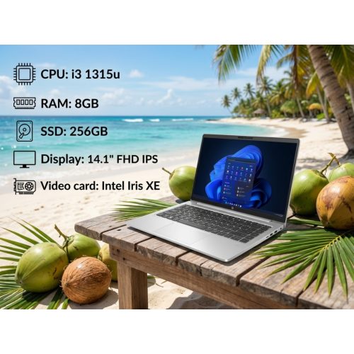 HP Probook 440 G10 i3 13gen, 8gb, SSD, FullHD IPS Jogtiszta win11